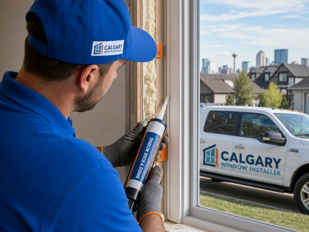 Replacement window opening with jamb shims, low-expansion foam insulation, and an interior air seal